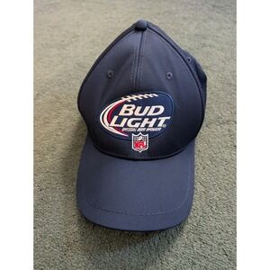 Bud Light‎ NFL Official Beer Sponsor Navy Blue Baseball Cap OSFM Adjustable